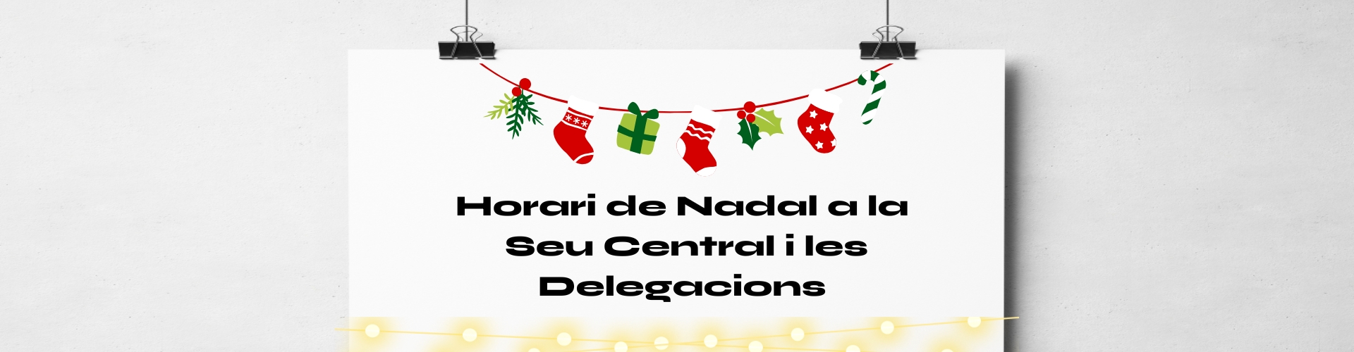 Horari de Nadal 2024