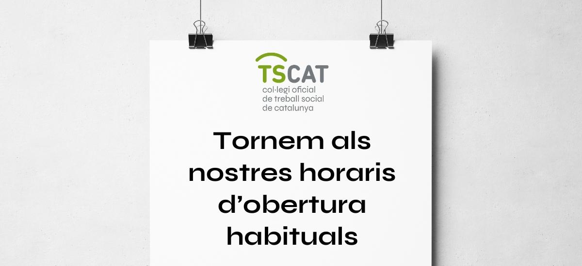 Tornem a l'horari habitual